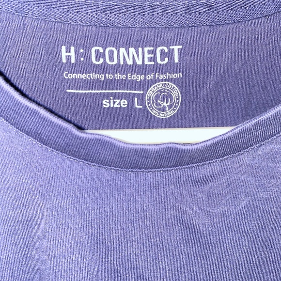 Let’s Connect Purple Crop Top - Picture 2 of 3